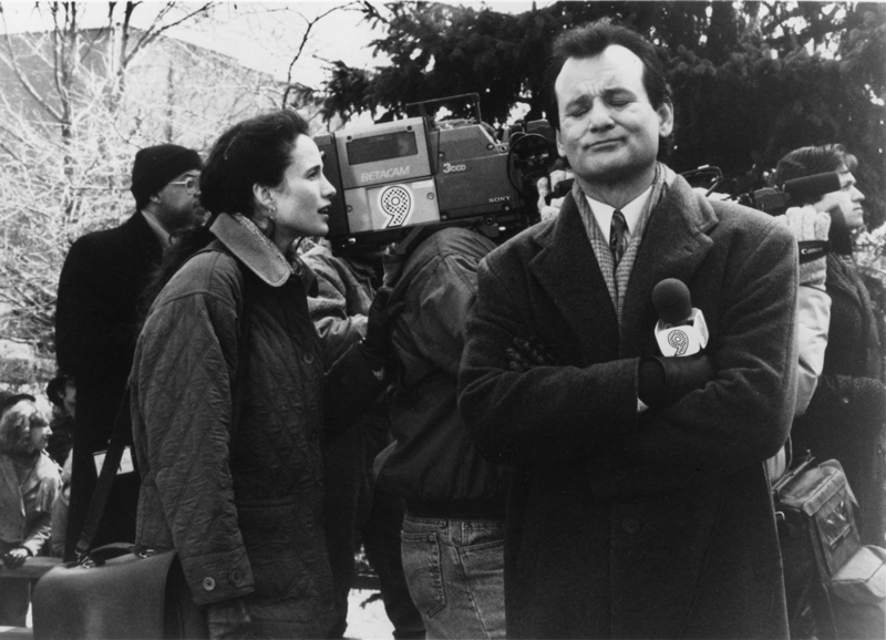 Bill Murray in Groundhog Day